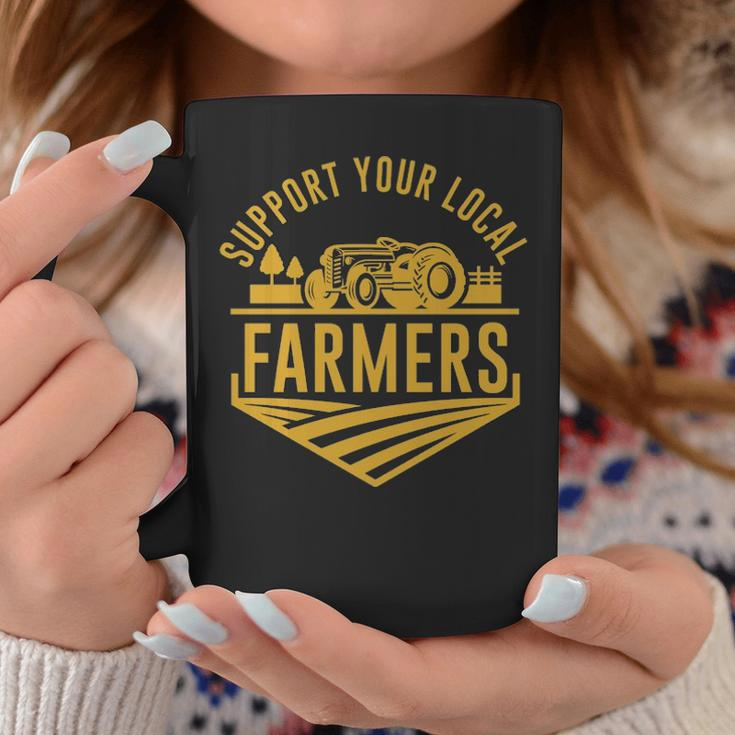 Farm Local Food Patriotic Farming Idea Farmer Coffee Mug Unique Gifts