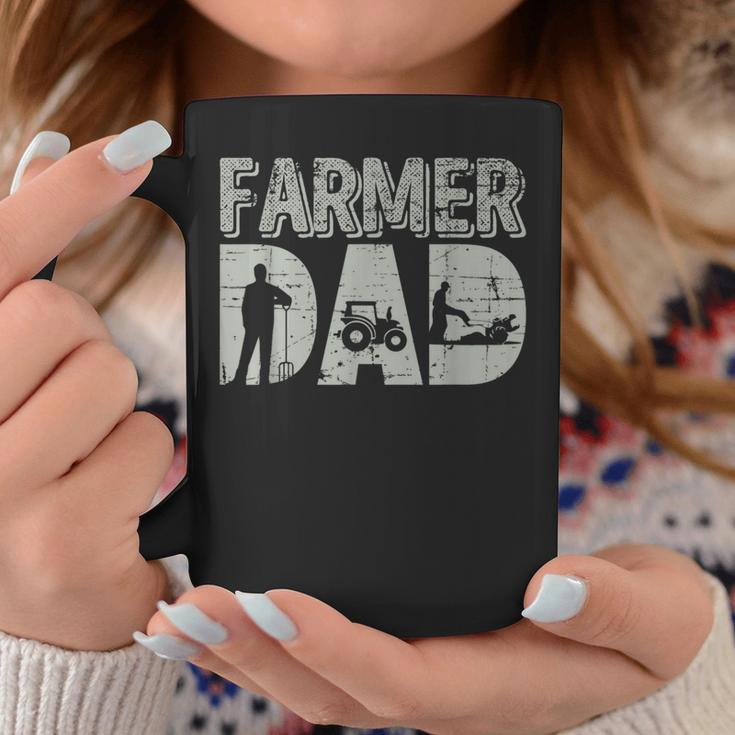 Farmer Dad Farm Farming Father's Day Tractor Coffee Mug Unique Gifts