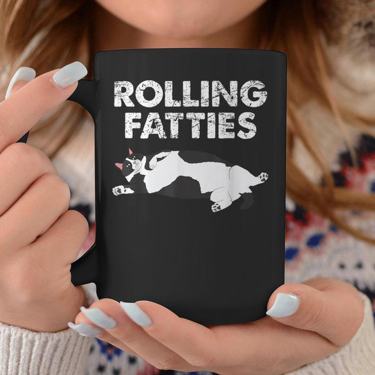 Fat Kitten Cat Rolling Fatties Coffee Mug Personalized Gifts