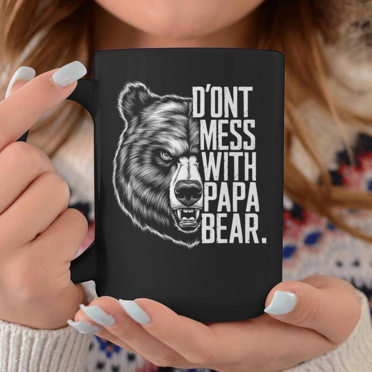 Father's Day Don't Mess With Papa Bear Coffee Mug Unique Gifts