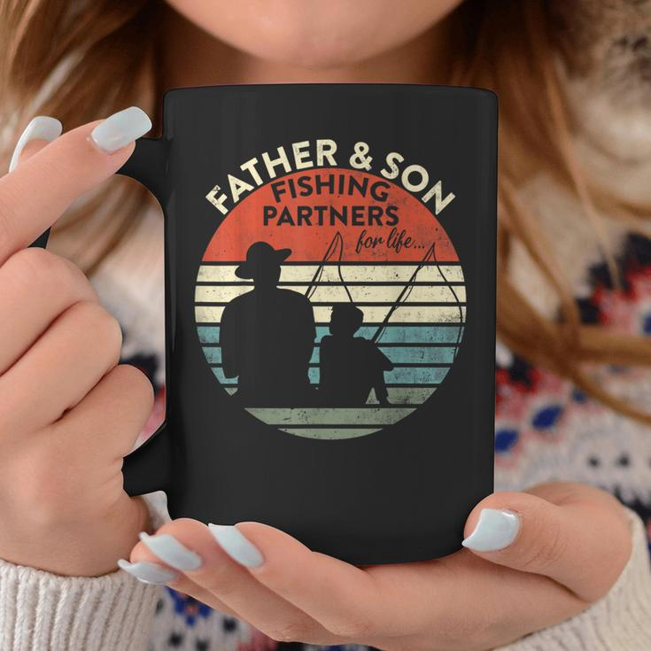 Fathers Day Fishing For Dad Fathers Day From Son Fishing Coffee Mug Funny Gifts