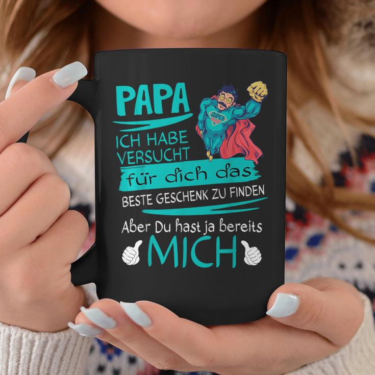 Father's Day Papa Superheroersucht Das Beste Geschenk Father S Tassen Lustige Geschenke