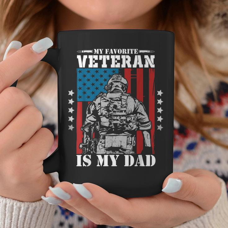 My Favorite Veteran Is My Dad Veterans Day Memorial Day Coffee Mug Funny Gifts