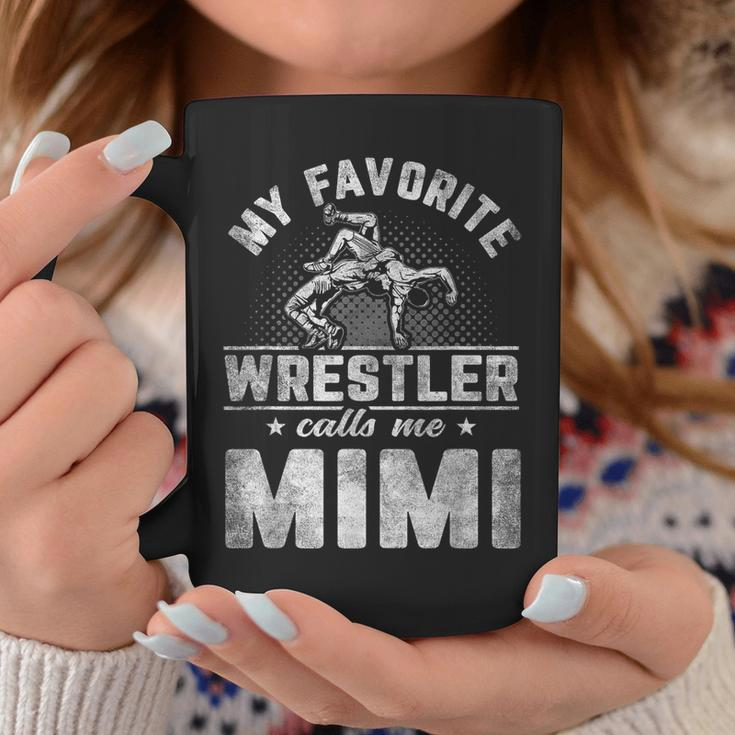 My Favorite Wrestler Calls Me Mimi Mother's Day Coffee Mug Unique Gifts