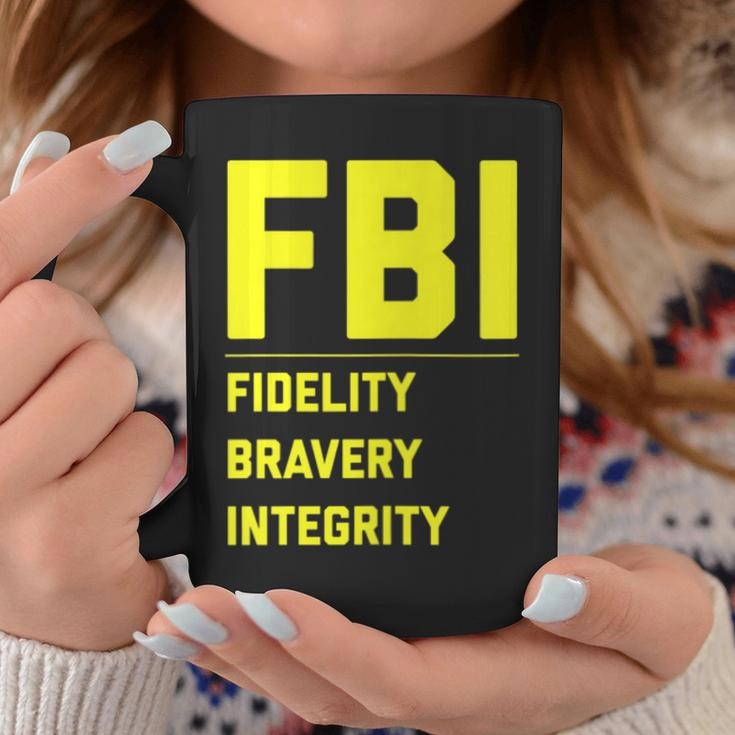 Fbi Motto Fidelity Bravery Integrity Law Enforcement Coffee Mug Unique Gifts