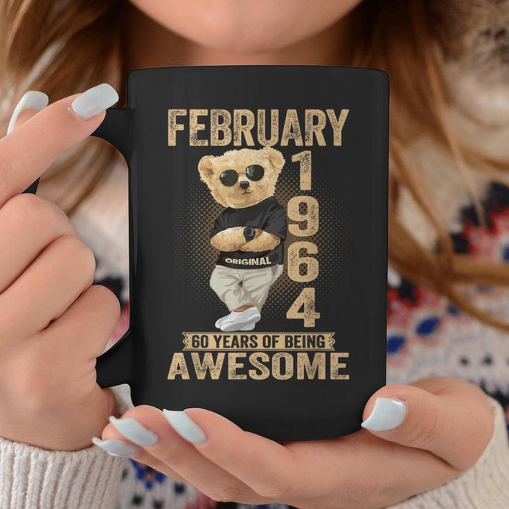 February 1964 60Th Birthday 2024 60 Years Of Being Awesome Coffee Mug Unique Gifts