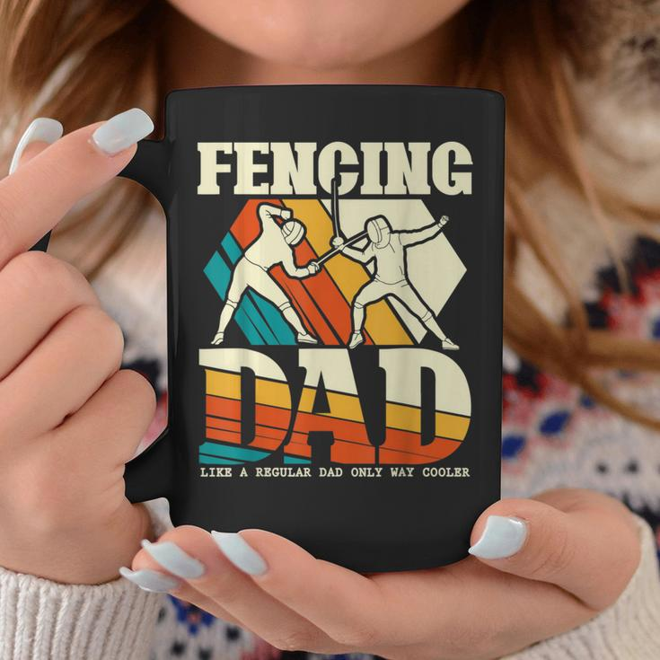 Fencing Dad Sword Saber Epee Fencer Father's Day Coffee Mug Unique Gifts