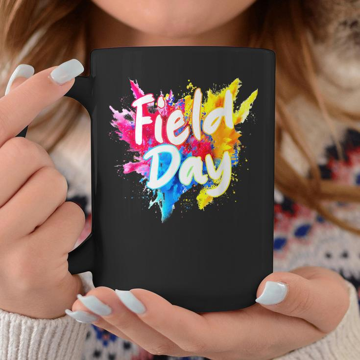 Field Trip Vibes Field Day Fun Day Colorful Teacher Student Coffee Mug Funny Gifts