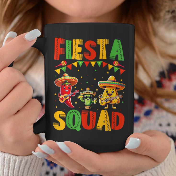 Fiesta Squad Cinco De Mayo 2024 Mexican Party Women Coffee Mug Unique Gifts