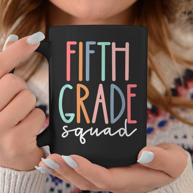 Fifth 5Th Grade Squad Teacher Crew Back To School Team Coffee Mug Unique Gifts