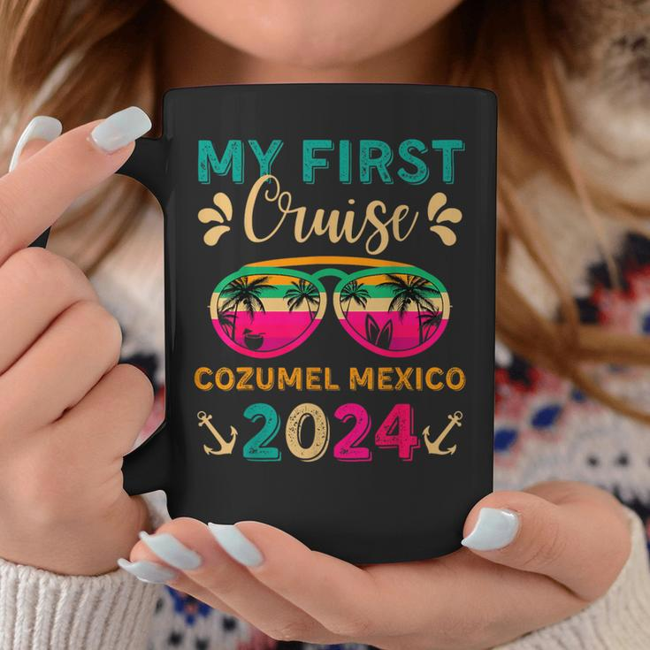 My First Cruise Cozumel Mexico 2024 Family Vacation Travel Coffee Mug Funny Gifts