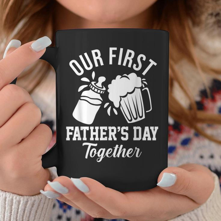 Our First Father's Day Together New Dad Coffee Mug Unique Gifts