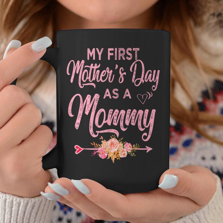 My First Mother's Day As A Mommy 2024 New Mom Coffee Mug Funny Gifts