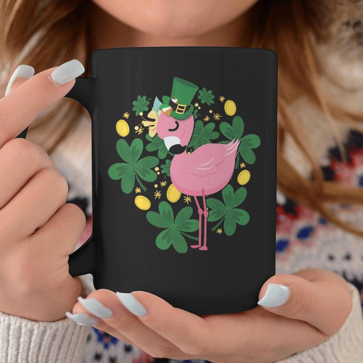 Flamingo St Patrick Day Pink Bird Lover Coffee Mug Unique Gifts