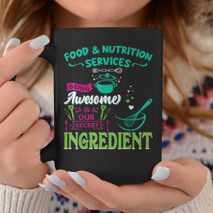Food & Nutrition Services Being Awesome Lunch Lady Coffee Mug Funny Gifts