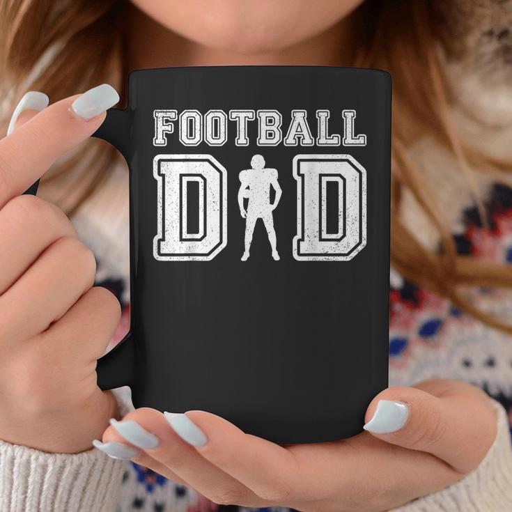 Football Dad Father's Day Vintage Football Daddy Papa Father Coffee Mug Unique Gifts