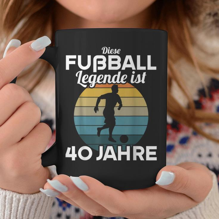 This Football Legende Ist 40 Jahre 40 Birthday Footballer S Tassen Lustige Geschenke