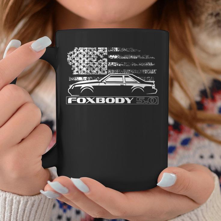 Foxbody Foxbody 50 American Flag Foxbody Stang Coffee Mug Unique Gifts