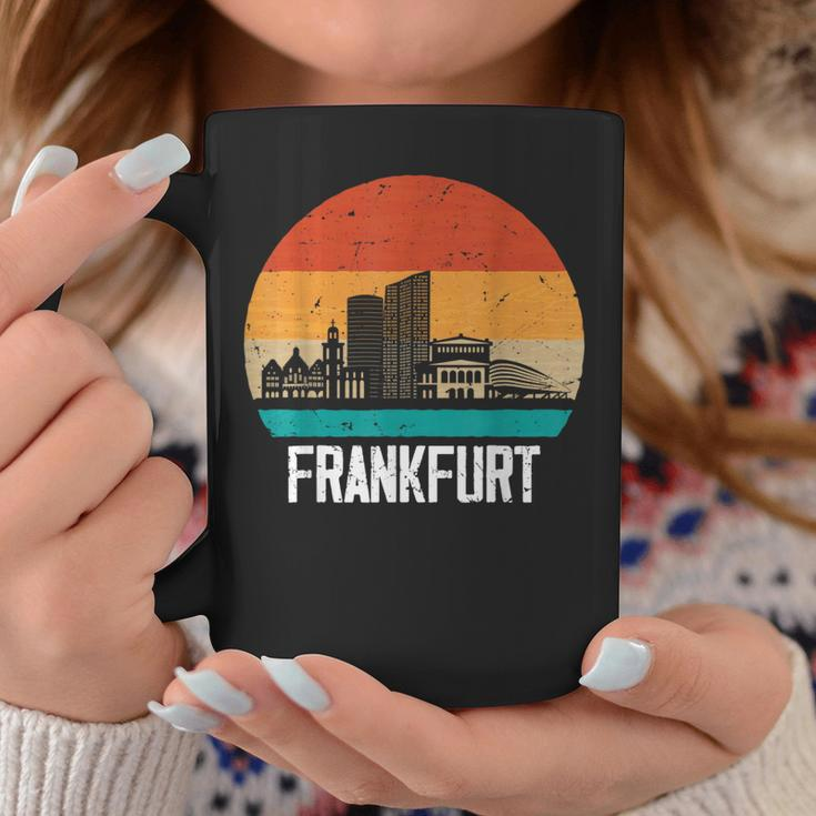 Frankfurt Skyline Retro Vintage Souvenir Frankfurt Tassen Lustige Geschenke