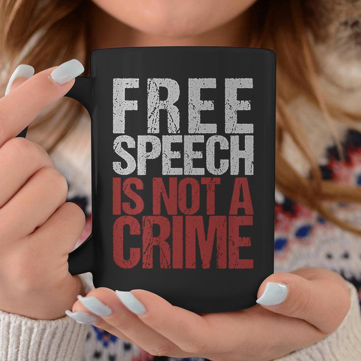 Free Speech Is Not A Crime Usa Patriotism Coffee Mug Unique Gifts