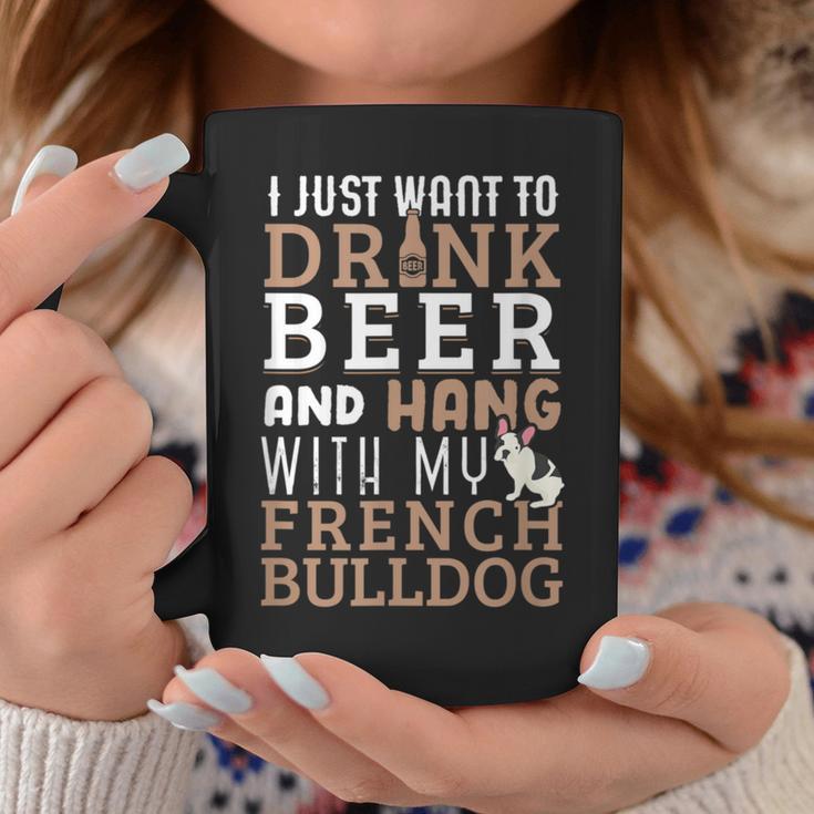 French Bulldog Dad Frenchie Dog & Beer Tassen Lustige Geschenke