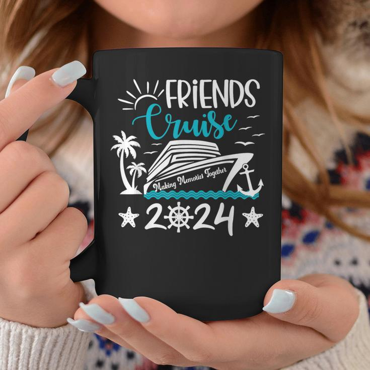 Friends Cruise 2024 Matching Vacation Group Trip Party Girls Coffee Mug Funny Gifts