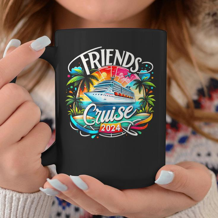 Friends Cruising 2024 Vacation Friends Dont Let Cruise Alone Coffee Mug Unique Gifts