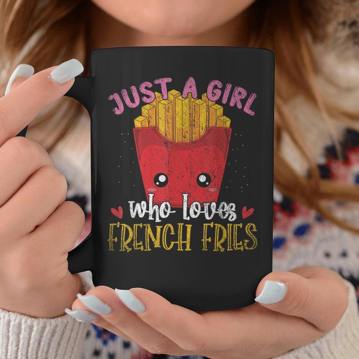 Fries Lover Just A Girl Who Loves French Fries Coffee Mug Unique Gifts