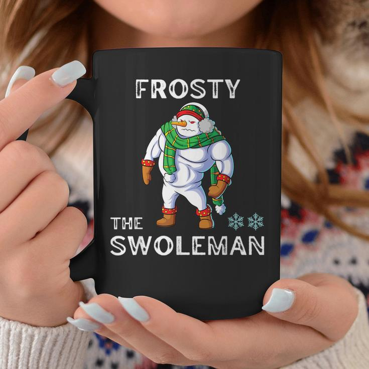 Frosty The Swoleman Fitness Gym Training Christmas Coffee Mug Unique Gifts