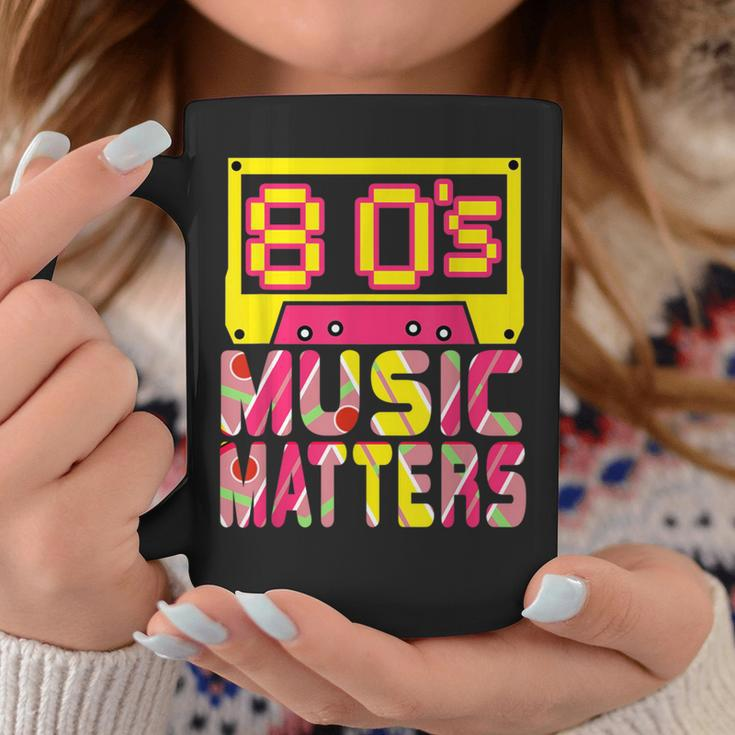 80'S Music Matters Music Lover Quote Saying Coffee Mug Unique Gifts