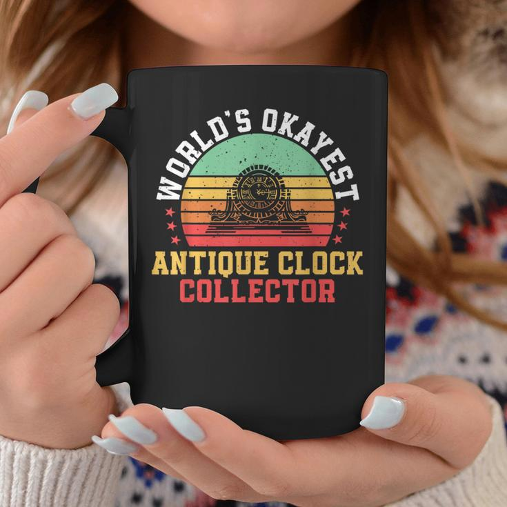 Antique Clock Collector Quote Horologist Vintage Clock Coffee Mug Unique Gifts