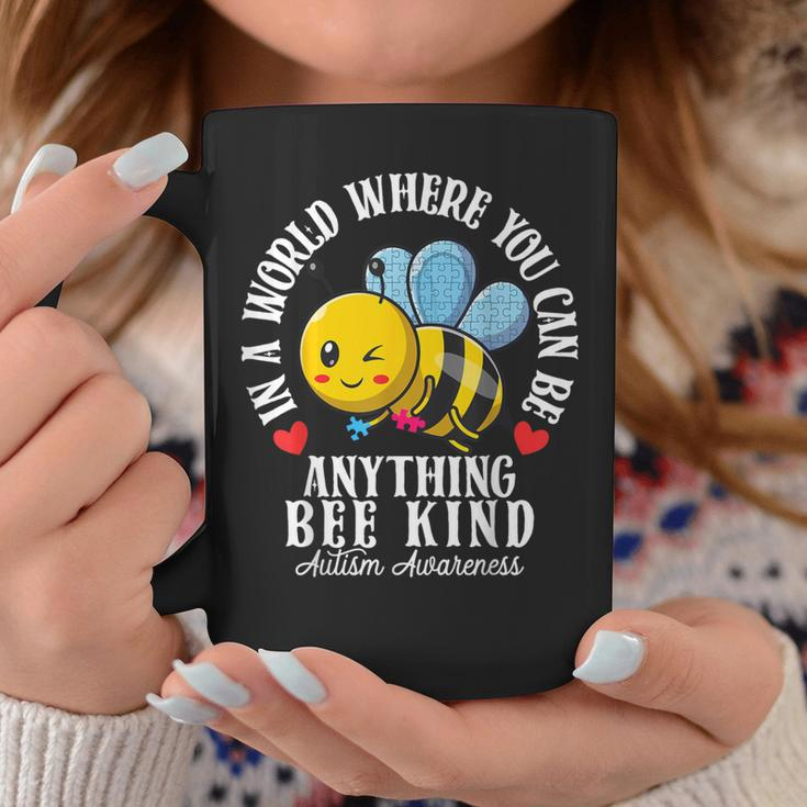 Autism Awareness Bee Kind Autistic Cute Autism Be Kind Coffee Mug Unique Gifts