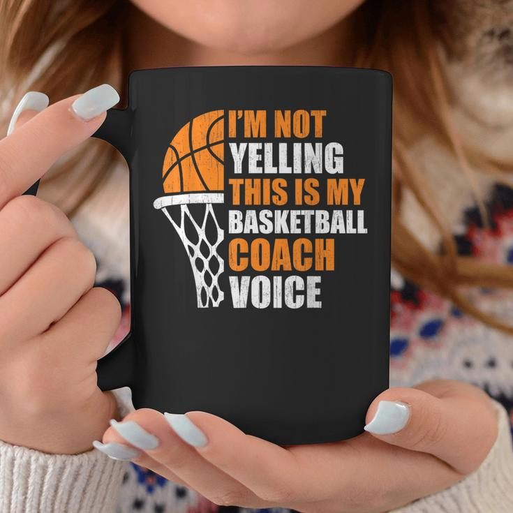 Basketball Not Yelling My Basketball Coach Men Coffee Mug Personalized Gifts