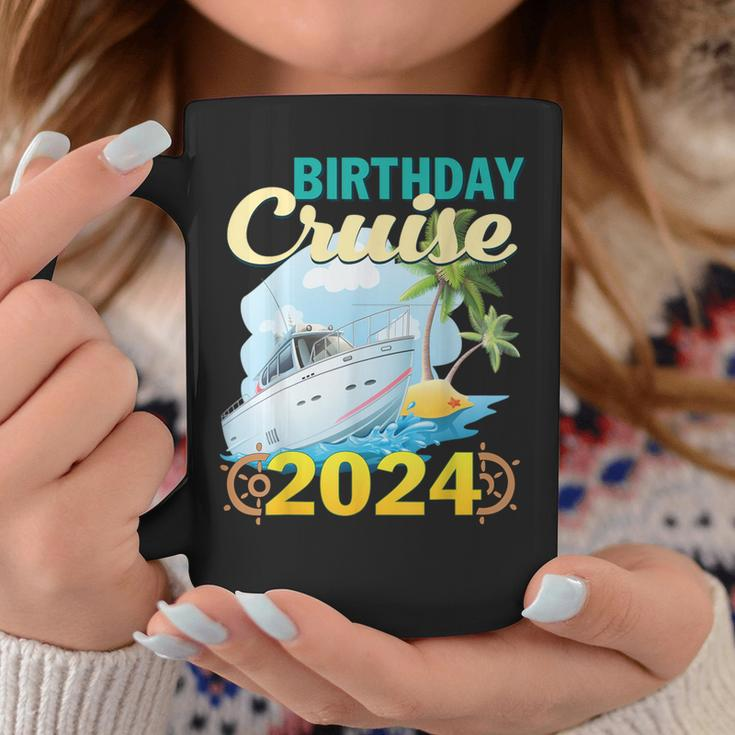 Birthday Cruise Squad 2024 Vacation Matching Family Coffee Mug Funny Gifts