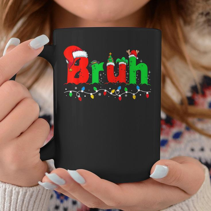 Bruh Merry Christmas Pajama Family Xmas Boy Coffee Mug Unique Gifts