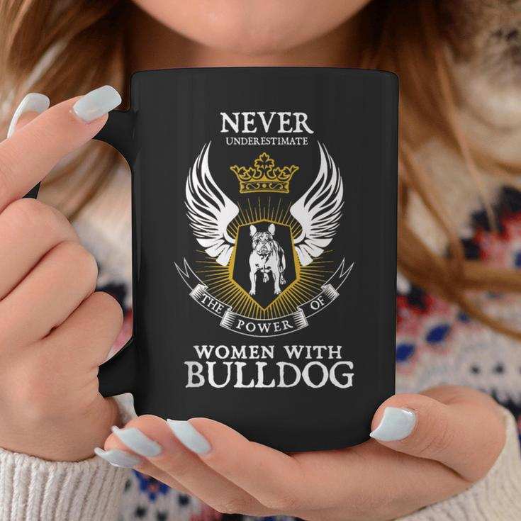 Bull-Dog Owner Dog Lover Mom Never-Underestimate Coffee Mug Personalized Gifts