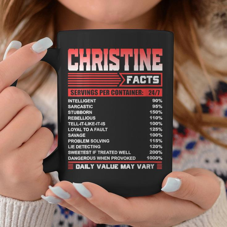 Christine Facts Christine Name Coffee Mug Unique Gifts