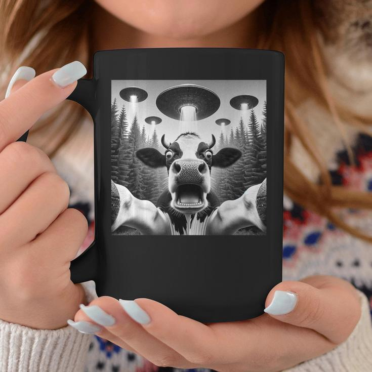 Cow Ufo Alien Selfie For Cows Lover Coffee Mug Funny Gifts