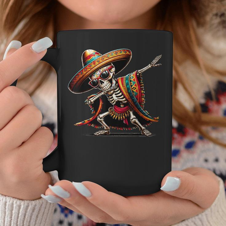 Dabbing Mexican Skeleton Poncho Cinco De Mayo Boys Men Coffee Mug Unique Gifts