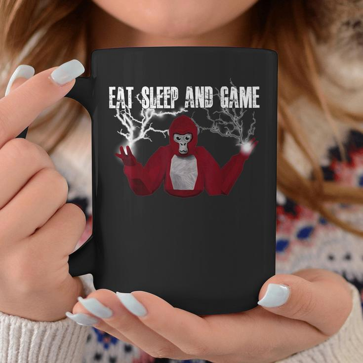 Eat Sleep Gorilla Decorations Monke Tag Vr Game Coffee Mug Unique Gifts