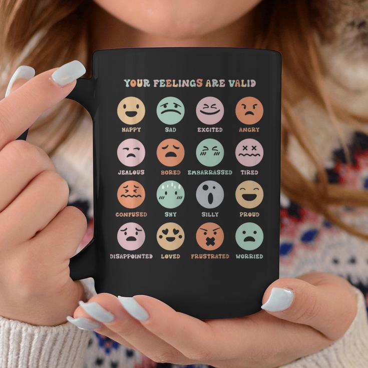 Your Feelings Are Valid My Feelings Emotion Faces Coffee Mug Unique Gifts