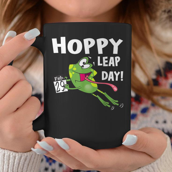 Frog Hoppy Leap Day February 29 Leap Year Birthday Coffee Mug Funny Gifts