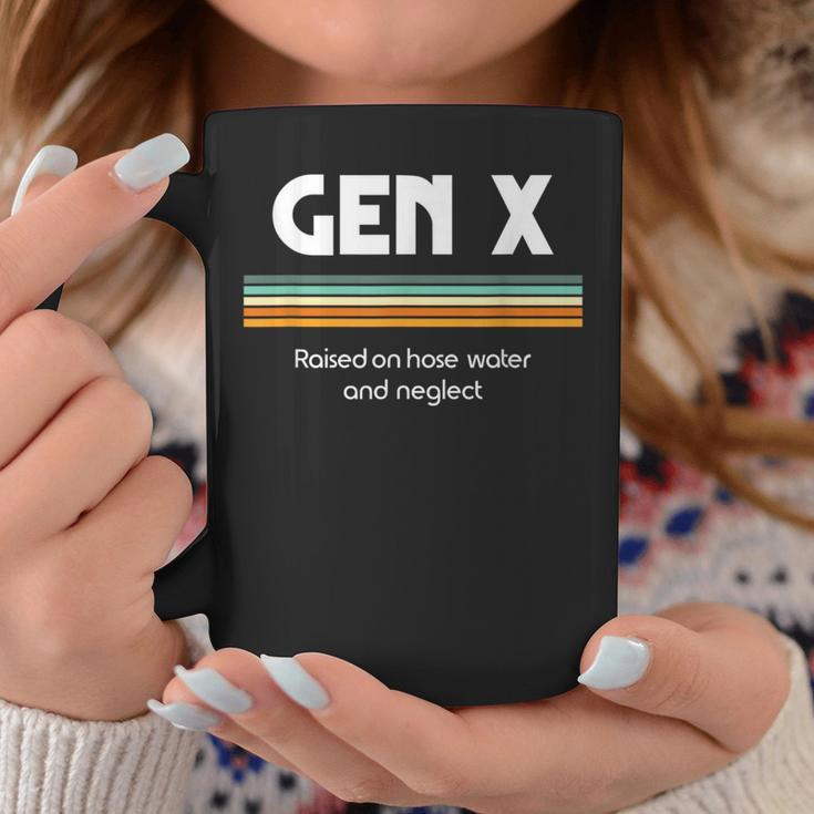 Gen X Raised On Hose Water And Neglect 1980S Style Coffee Mug Unique Gifts