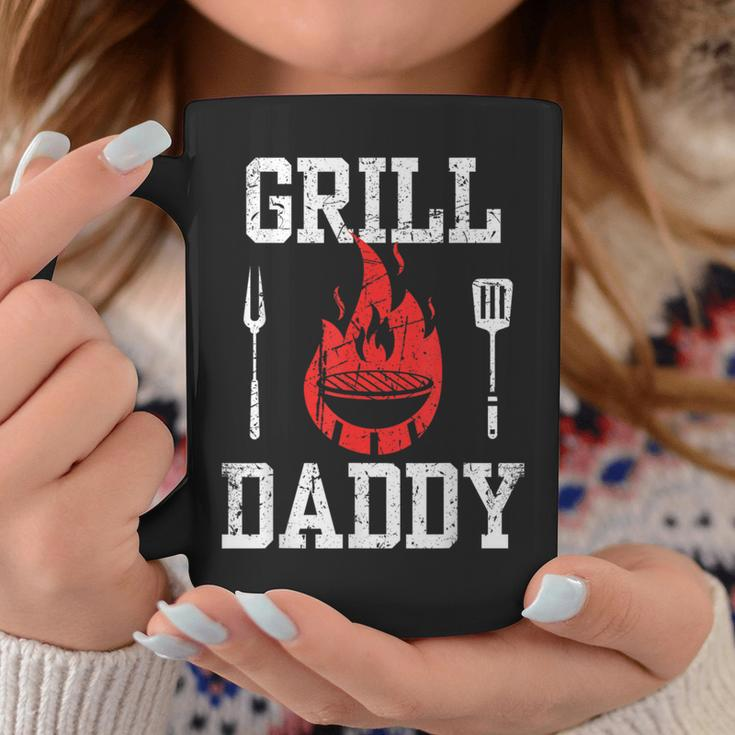 Grill Daddy Bbq And Grillfather For Father's Day Coffee Mug Funny Gifts