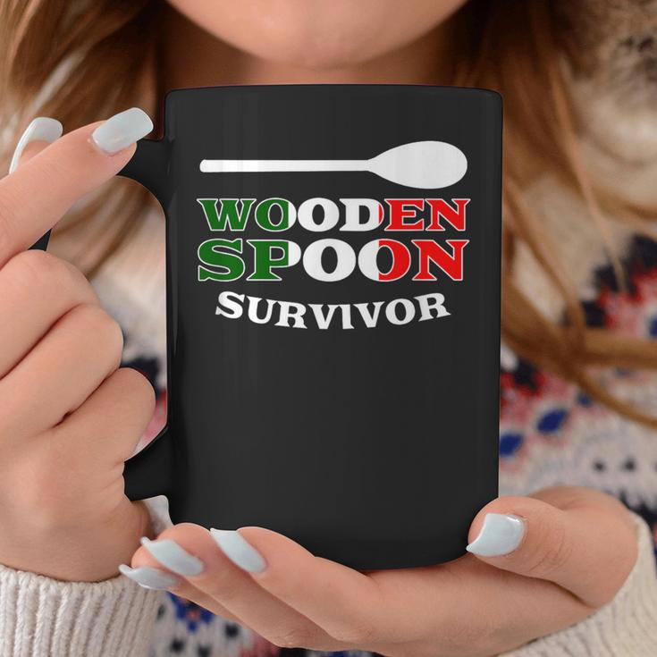 Italian Heritage Wooden Spoon Survivor Italy Flag Fun Coffee Mug Unique Gifts