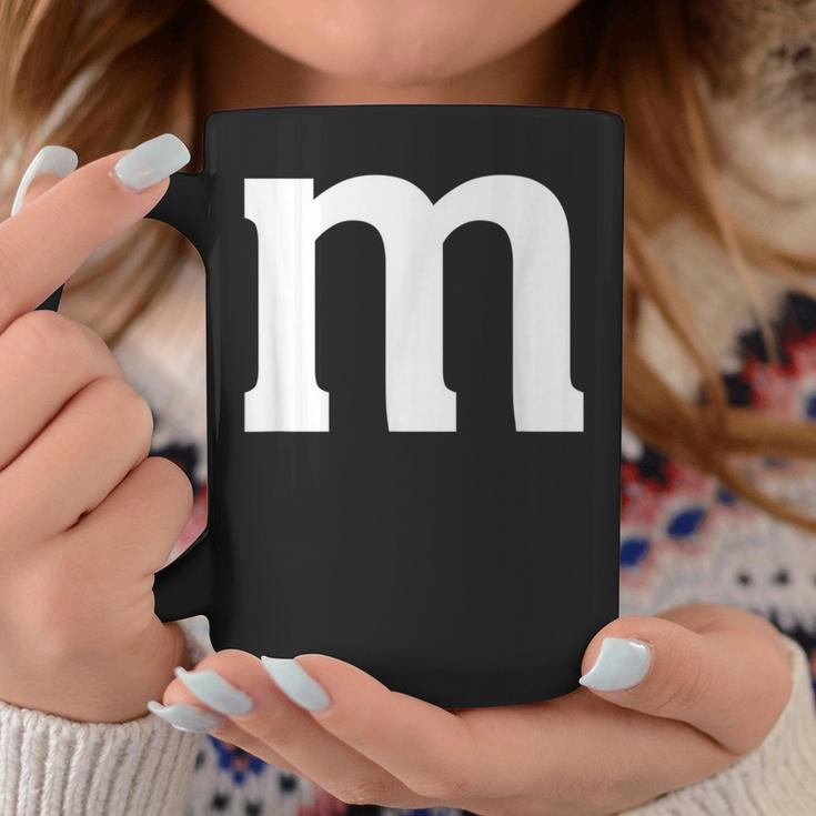 Letter M Groups Navy Halloween 2023 Team Costume Kids Coffee Mug Unique Gifts
