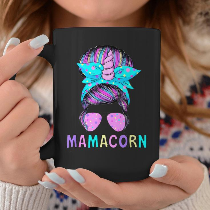 Mamacorn Unicorn Messy Bun Mom Mother's Day Girl Women Coffee Mug Unique Gifts