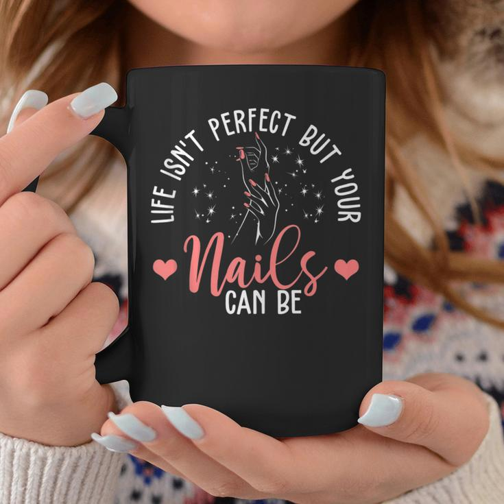 Nail Tech Saying Perfect Nails Nail Boss Artist Coffee Mug Unique Gifts