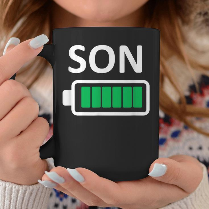 Nerdy Family Son Full Battery Never Tired Geek Coffee Mug Unique Gifts