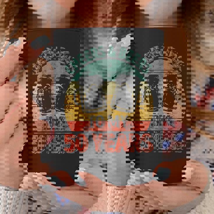 Old Drinker 50Th Cheers And Beers To My 50 Years Coffee Mug Personalized Gifts